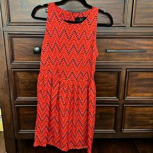 Red/orange cocktail dress by Jack (Lord & Taylor)